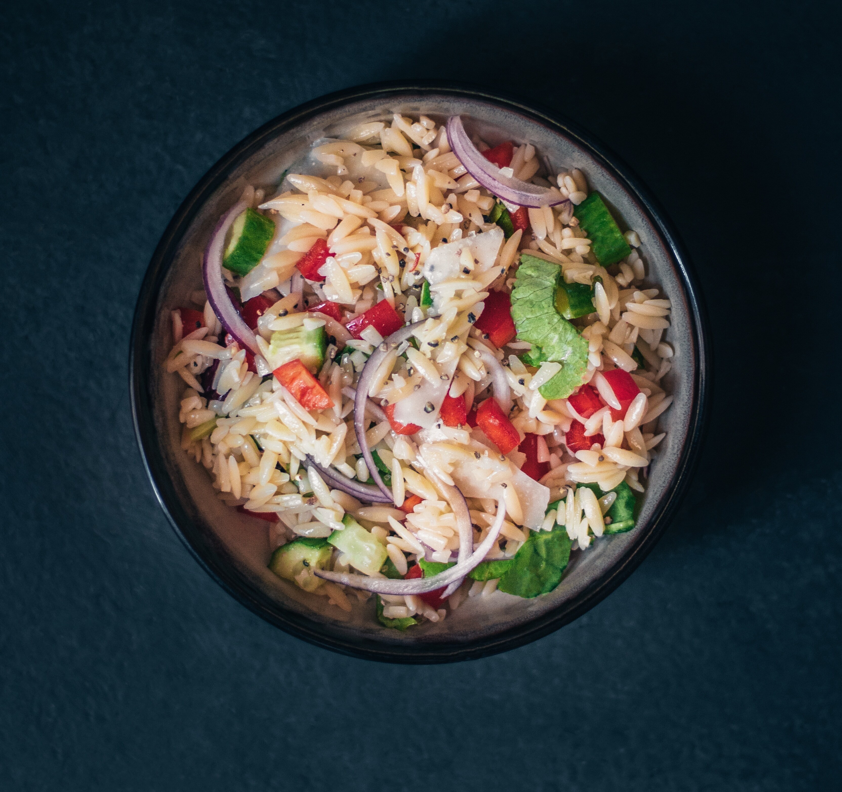 Fresh Cucumber Salad with Orzo | Davinci Signature