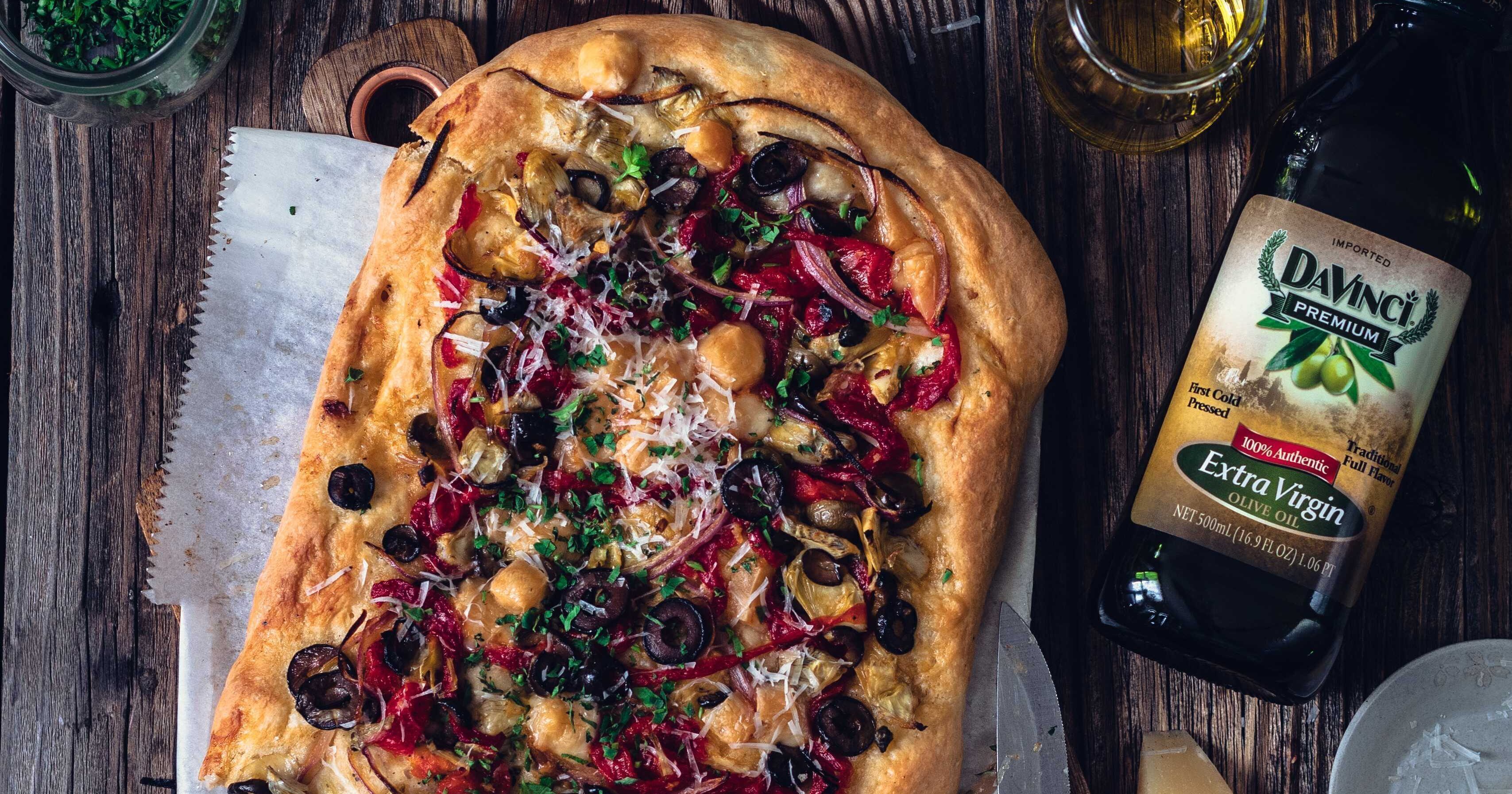 Artichoke Focaccia Bread | Davinci Signature